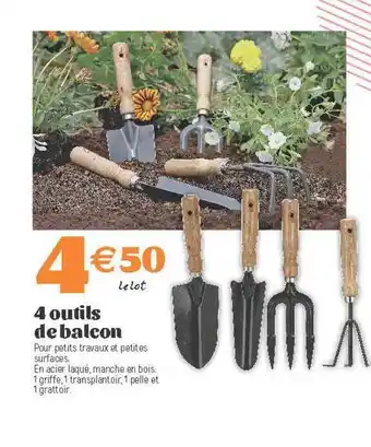 E.Leclerc 4 Outils De Balcon offre