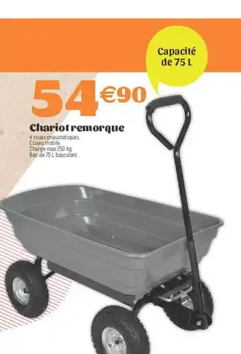 E.Leclerc Chariot Remorque offre