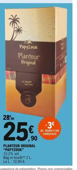 E.Leclerc Planteur Original Papyzouk offre