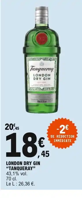E.Leclerc London Dry Gin Tanqueray offre
