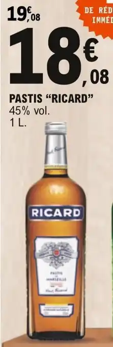 E.Leclerc Pastis Ricard offre