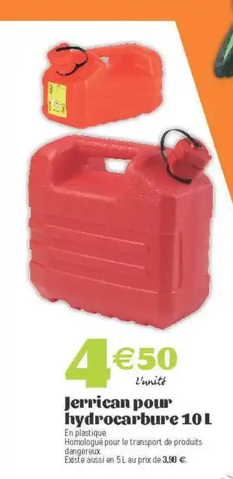 E.Leclerc Jerrican Pour Hydrocarbure 10 L offre