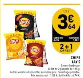 Supeco Chips Lay's offre