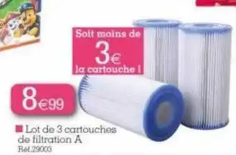 Kandy Lot De 3 Cartouches De Filtration A offre