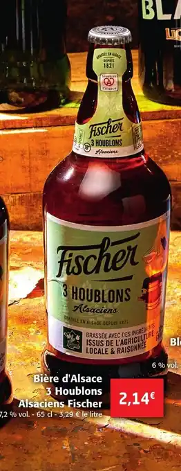 Colruyt Bière d'Alsace 3 Houblons Alsaciens Fischer offre