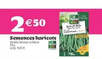 E.Leclerc Semences Haricots Le Paysan offre