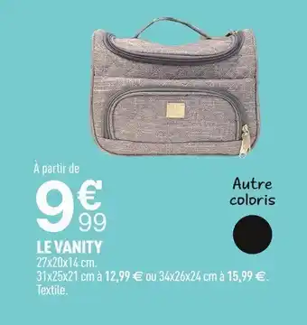 Centrakor Le Vanity offre