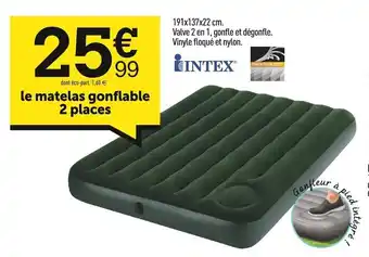 Centrakor Intex Le Matelas Gonflable 2 Places offre