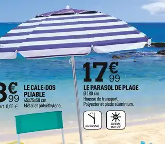 Centrakor Le Parasol de Plage offre