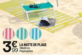 Centrakor La Natte de Plage offre
