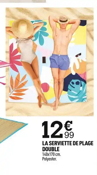 Centrakor La Serviette de Plage Double offre