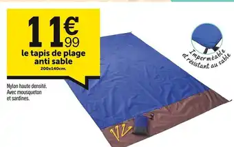 Centrakor Le Tapis de Plage Anti Sable offre