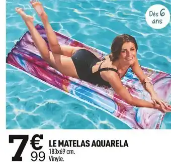 Centrakor Le Matelas Aquarela offre