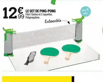 Centrakor Le Set de Ping-Pong offre