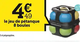 Centrakor Le Jeu de Pétanque 8 Boules offre