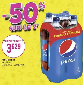 Géant Casino Pepsi original offre