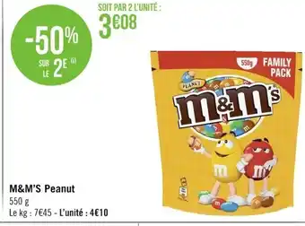 Géant Casino M&m’s peanut offre