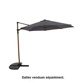 Truffaut Brighton parasol mât carré offre