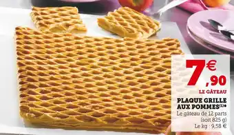 Super U Plaque grille aux pommes offre