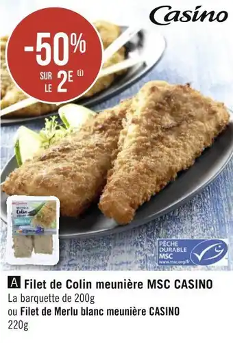 Géant Casino Msc casino bon plan sur le filet de colin meunière msc casino offre