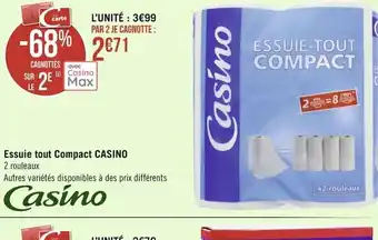 Géant Casino Essuie Tout Compact Casino offre