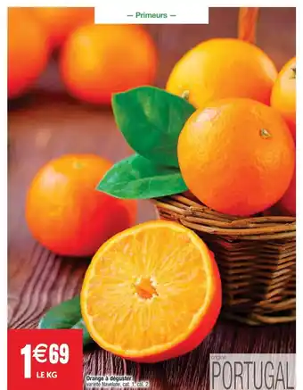 Cora x Carrefour Orange à Déguster offre