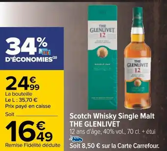 Carrefour Scotch whisky single malt offre