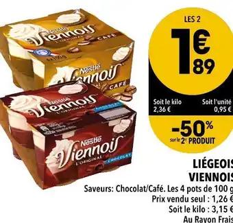 Supeco Nestlé liégeois viennois offre