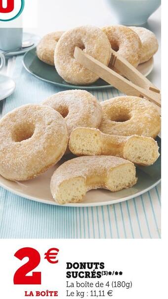 U Express Donuts sucrés offre