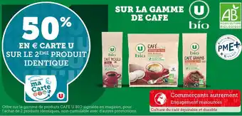 U Express U bon plan sur la gamme de cafe de la marque u offre