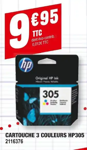 Plein ciel Hp cartouche 3 couleurs hp305 offre