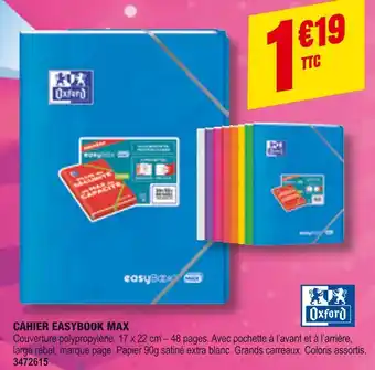 Oxford cahier easybook max