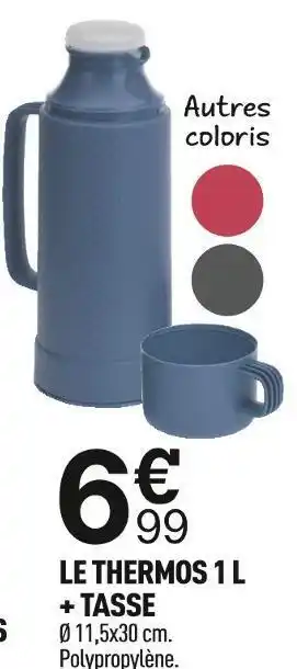 Le thermos 1 l + tasse