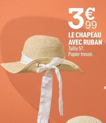 Centrakor Le chapeau avec ruban offre
