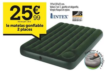 Centrakor Intex le matelas gonflable 2 places offre