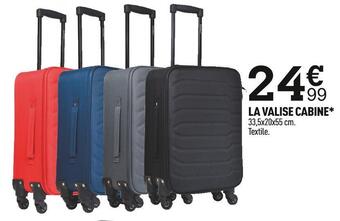 Centrakor La valise cabine offre