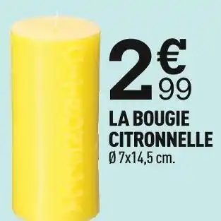 Centrakor La bougie citronnelle offre