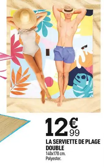 La serviette de plage