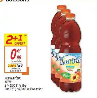 Netto Iced Tea Pêche offre
