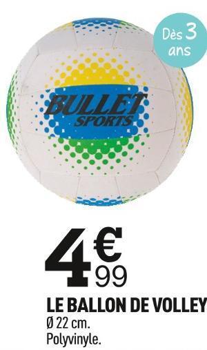 Centrakor Le ballon de volley offre