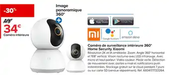 Xiaomi caméra de surveillance intérieure 360° home security