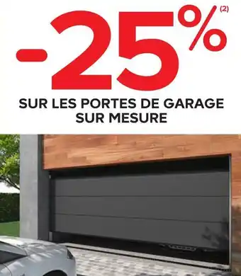 Castorama Bon plan sur les portes de garage sur mesure offre
