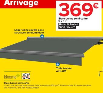 Castorama Store-banne semi-coffre offre
