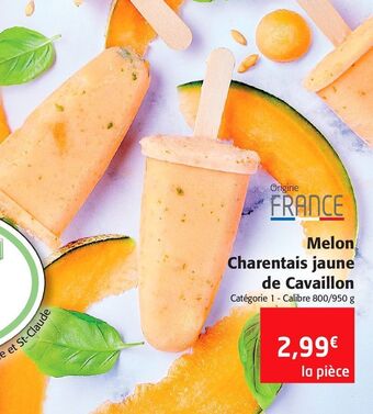 Colruyt Melon charentais jaune de cavaillon offre