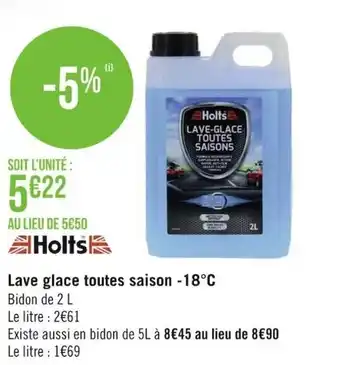 Géant Casino HOLTS lave glace toutes saison -18 C offre