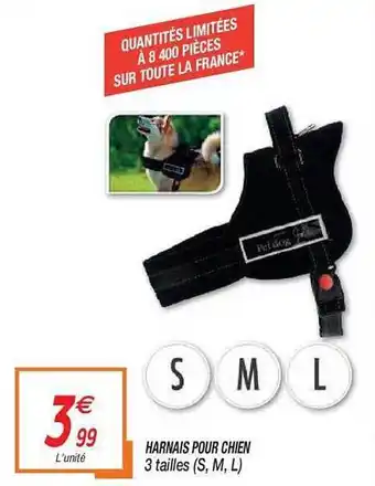 Netto Harnais Pour Chien offre