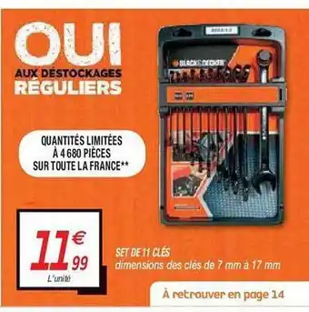 Set De 11 Clés