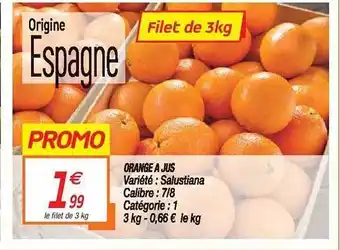 Netto Orange à Jus offre