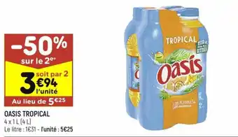 Leader Price Oasis tropical offre