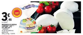 E.Leclerc Mozzarella di bufala campana aop offre